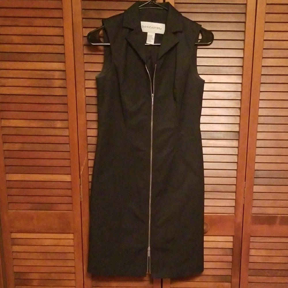 Doncaster zip front shift dress